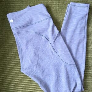 Lululemon Invigorate High-Rise Tights 28 sz 8 - Heathered Water Drop